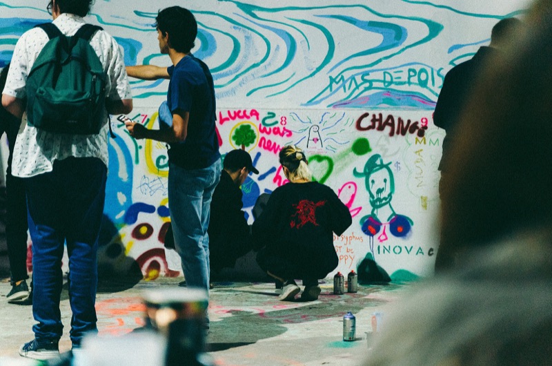 MEO Kalorama — live painting with the audience
