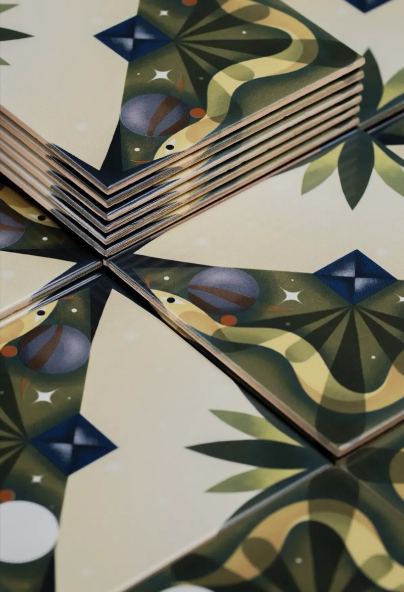 Kruella d'Enfer founding pattern tiles