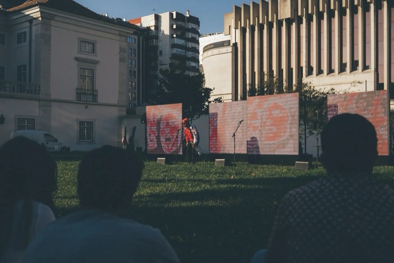 Arte pela Democracia: Memória do Após — public digital-art installation, Lisbon
