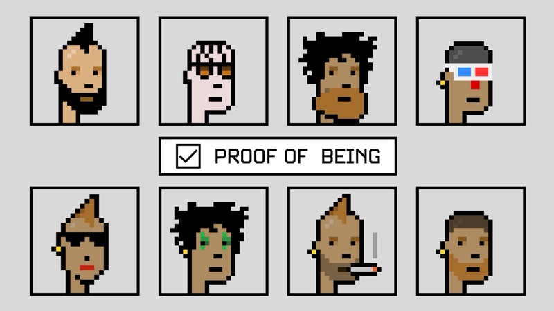Unpermissioned Self — official CryptoPunks-lockup key visual