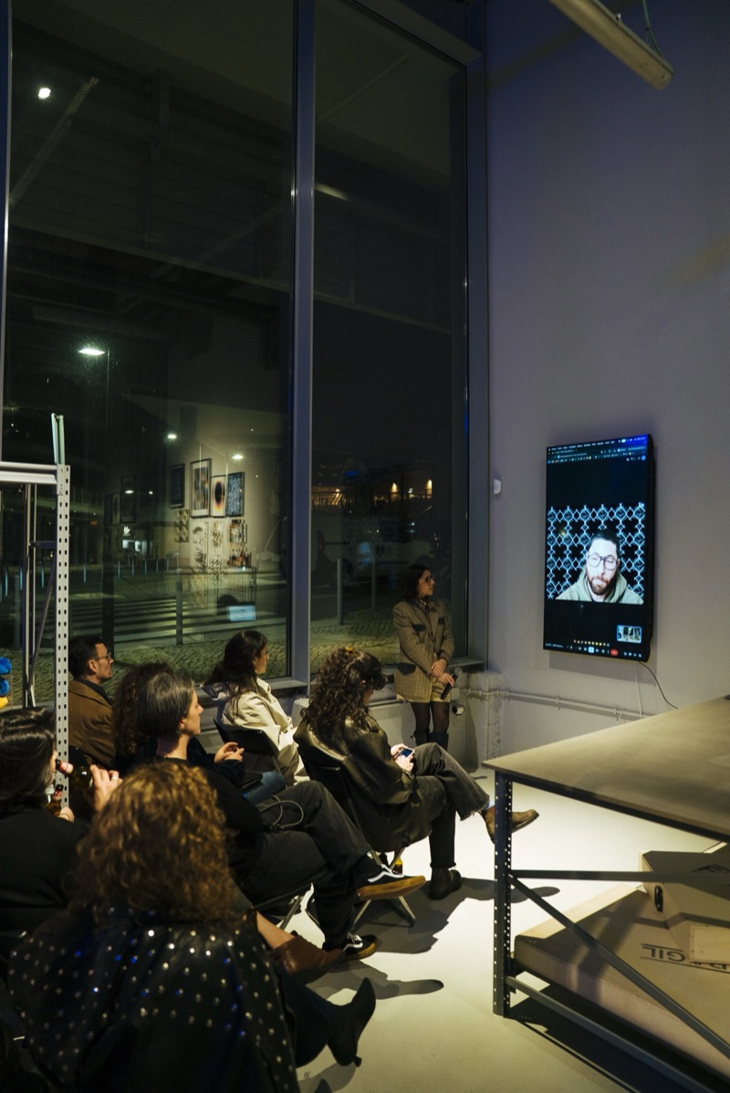 Opening talk — audience with 0009 (Chris Maestas) present via video link
