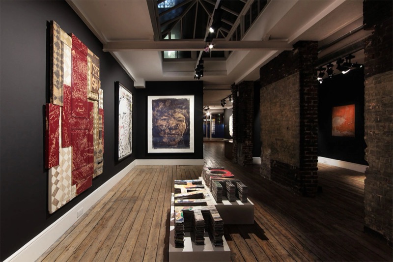 Installation view of Dissonance at Lazarides Gallery, London