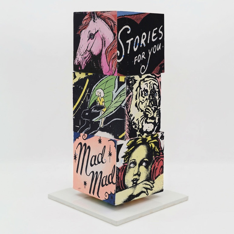 FAILE Mad For You stacked-block sculpture edition, product shot