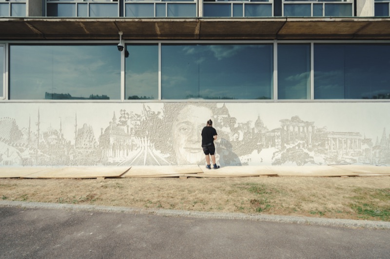 Carving Substratum at UNESCO Headquarters, Paris